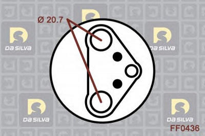 DA SILVA ff0436 -  Осушитель, кондиционер